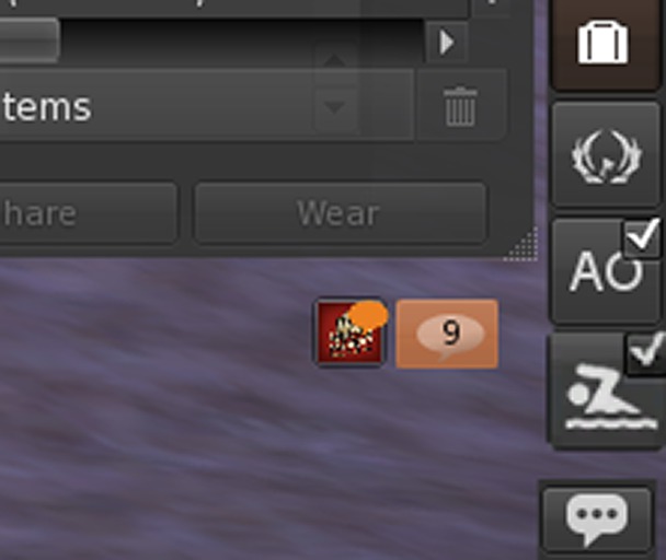 Free Swim HUD with Firestorm Skin