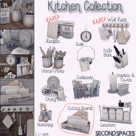 Second Spaces - Kitchen Collection - cutting boards