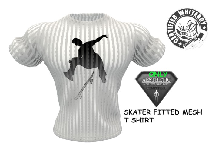 Aesthetic_T-Shirt - Fitted Mesh 