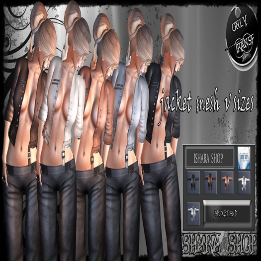 jacket  mesh  v sizes