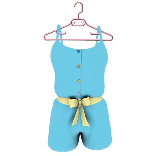 {j.l.u.k} Pastel Playsuit (Blue)