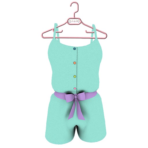 {j.l.u.k} Pastel Playsuit (Green)