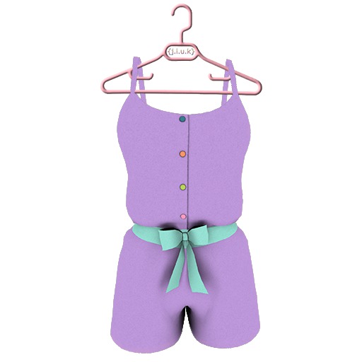 {j.l.u.k} Pastel Playsuit (Violet)
