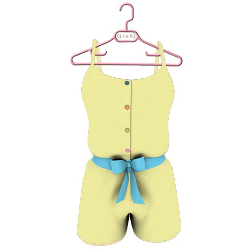 {j.l.u.k} Pastel Playsuit (Yellow)