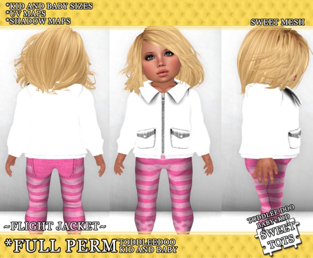 Second Life Marketplace - DEMO~*Sweet Tots*~ Flight Jacket