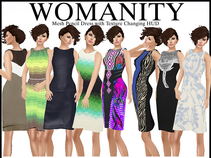 078 Womanity J K R - Pencil Dress (Full)