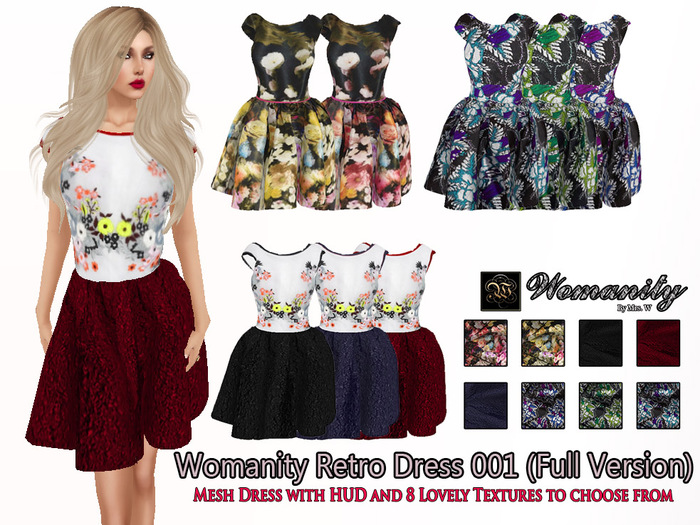 Womanity Winter-Spring 2014 - Retro Dress 001 (Full Version)