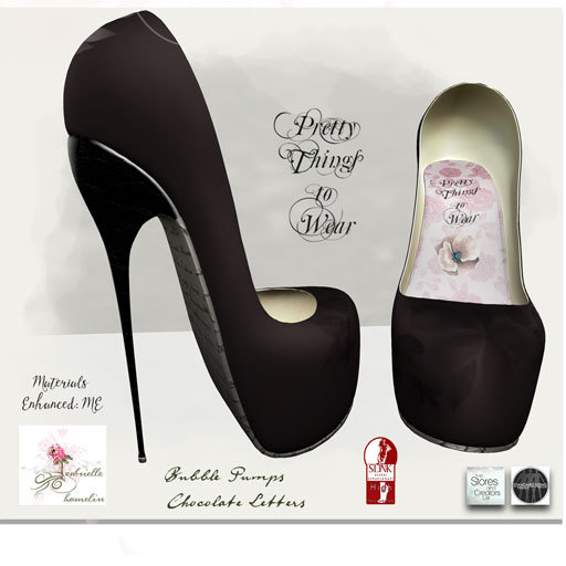 **DEMO** MP  Pretty Things - Bubble Pumps - Chocolate Letters