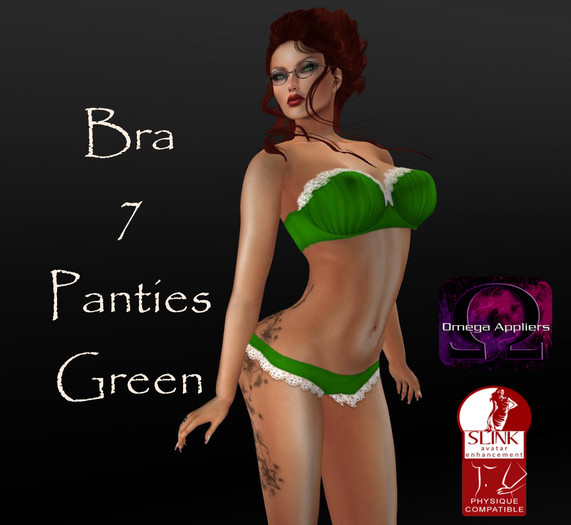 Mochi - Bra & Panties Set - Green