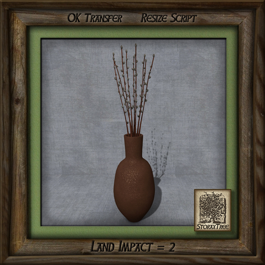 Clay and Willows Vase Fk