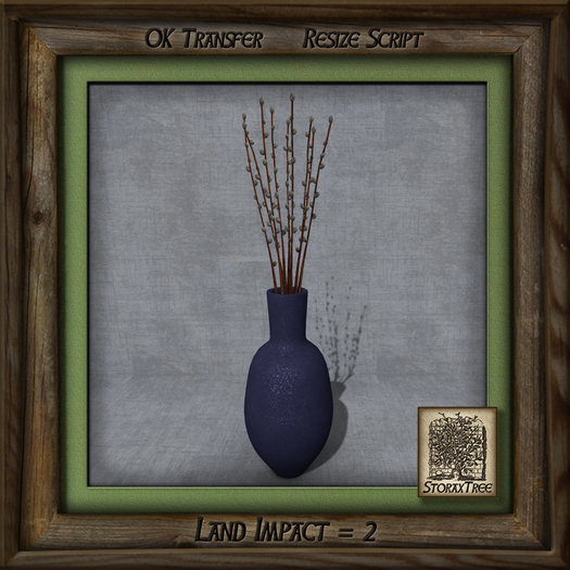 Clay and Willows Vase Ft