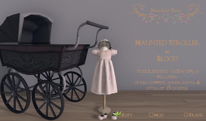 Neverland - Haunted Stroller Costume - Blood