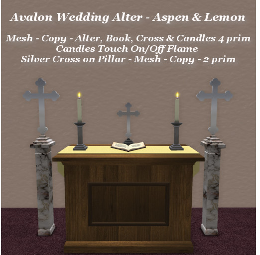 Avalon Wedding Alter S - Aspen & Lemon