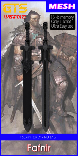 Second Life Marketplace - [GTS] Fafnir Sword