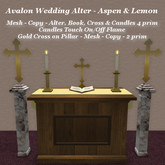Avalon Wedding Alter G - Aspen & Lemon