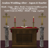 Avalon Wedding Alter G - Aspen & Scarlet