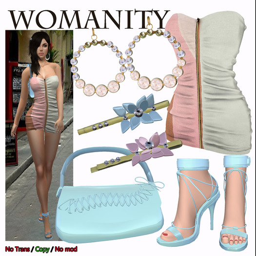 231 Womanity Elsa Full Outfit - Multi