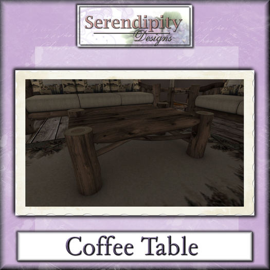 Serendipity Designs - Angler's LR - Coffee Table - (boxed)