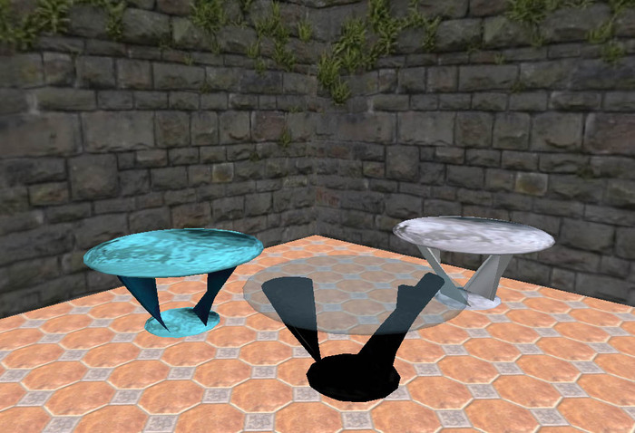 Round Glass Top Tables 