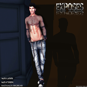 Second Life Marketplace - EXPOSES - MALE MODEL POSE 56 NC