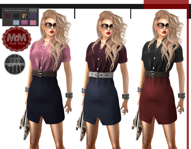 M&M-DEMO ANDREA DRESS MESH HUD