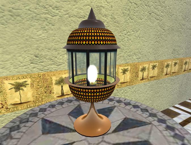 Moorish style - Working lamp 1