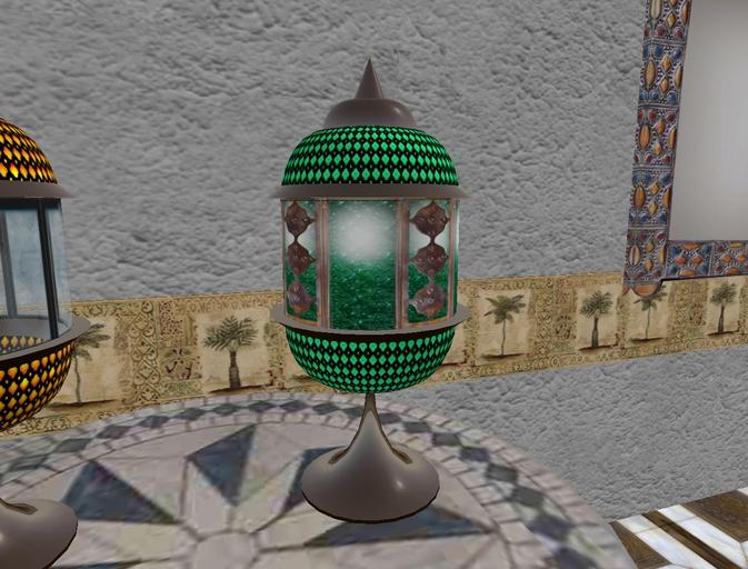 Moorish style - Working lamp 2