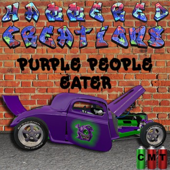 Second Life Marketplace - Purple people Eater mini