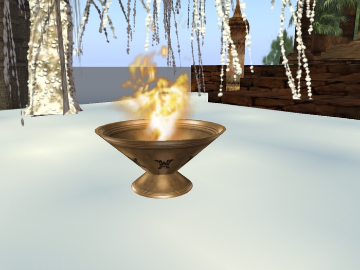 Fire Bowl ~ Gold {p}