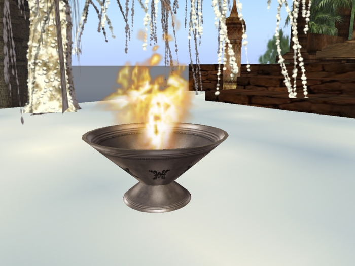 Fire Bowl ~ Pewter {p}