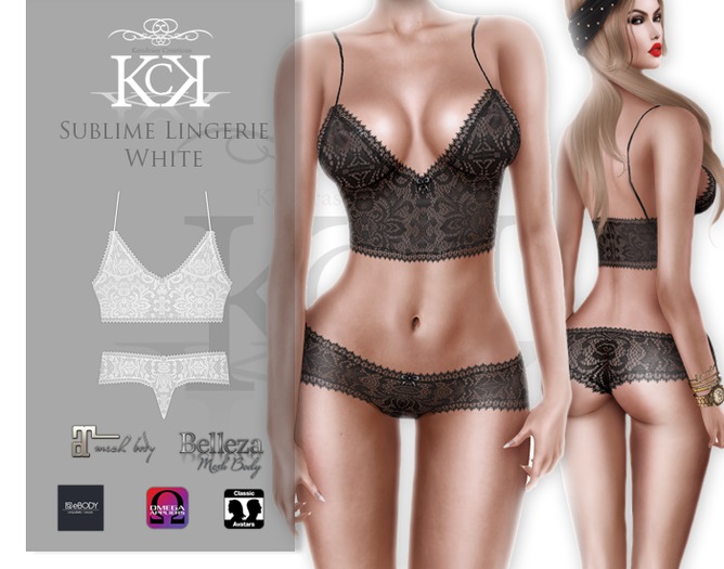 :::KC::: Sublime Lingerie White
