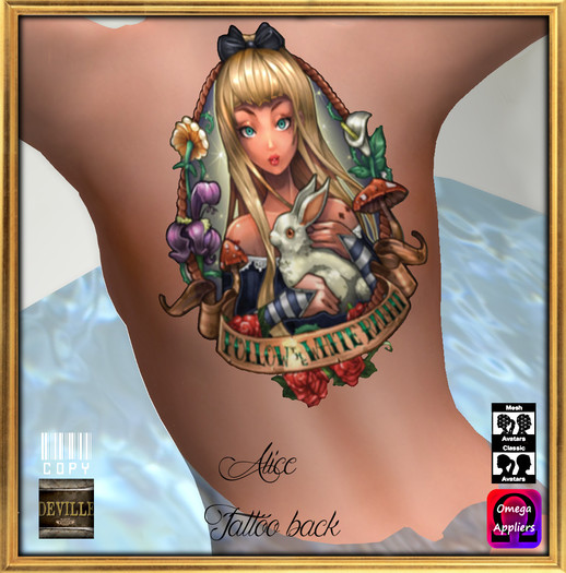 alice Tattoo back