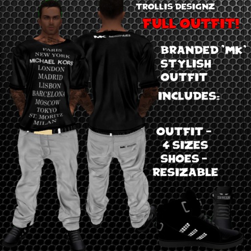 Trollis - Branded "MK" FULL outfit SW