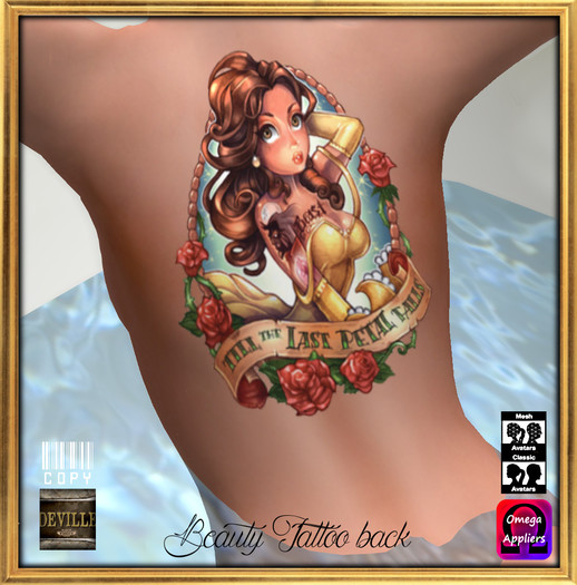 beauty Tattoo back