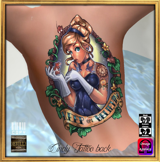 cindy Tattoo back