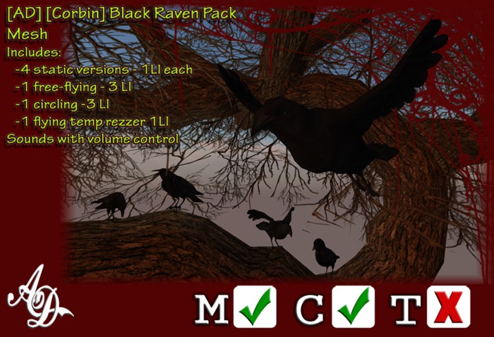 [AD] [Corbin] Black Raven Pack BOXED