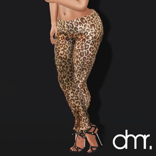 [[DR]Pants Leopard Brown:MESH::