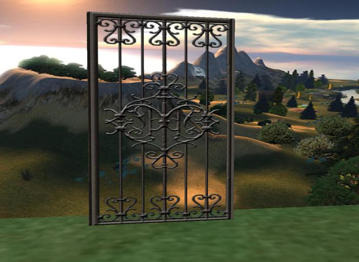 Wrought Iron Fencing Panel ~ {p}