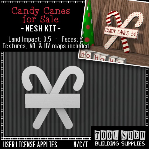 Tool Shed - Candy Canes for Sale Kit