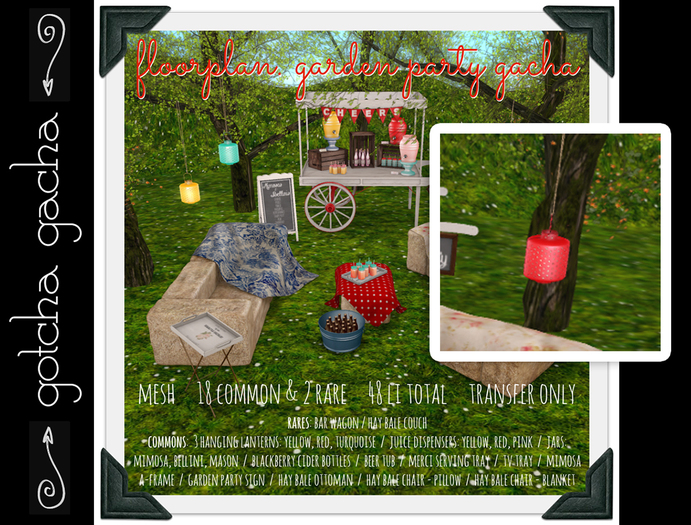 floorplan. hanging lantern / red