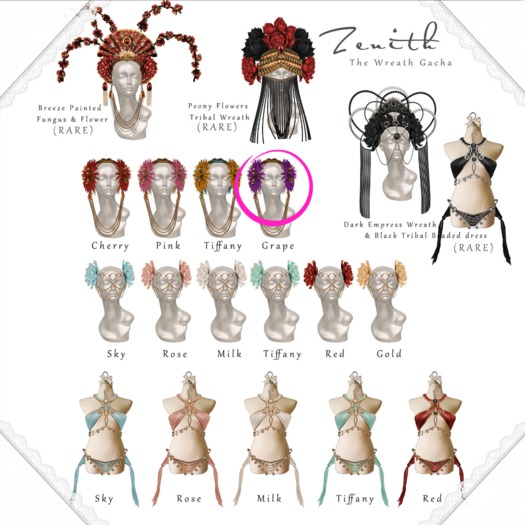 =Zenith=Chrysanthemum wreath (Grape)