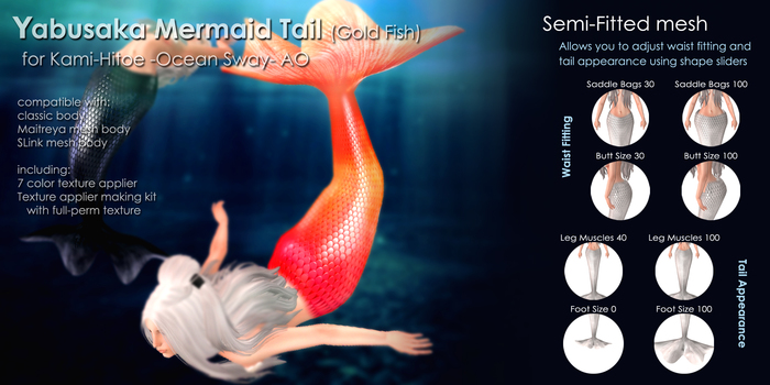 <Yabusaka> Mermaid Tail (GoldFish)
