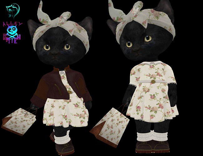 Dinkie SHABBY CHIC Collection - Roses on Cream