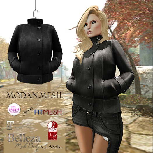 ::M.O.D.A.N.M.E.S.H.:: Autumn Jacket - Black