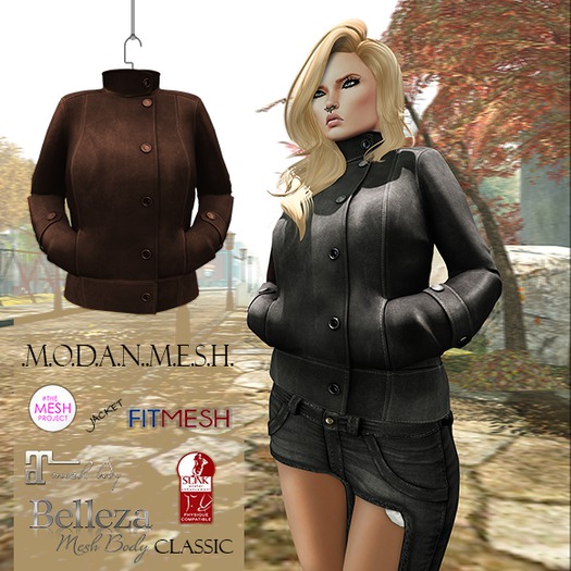 ::M.O.D.A.N.M.E.S.H.:: Autumn Jacket - Brown