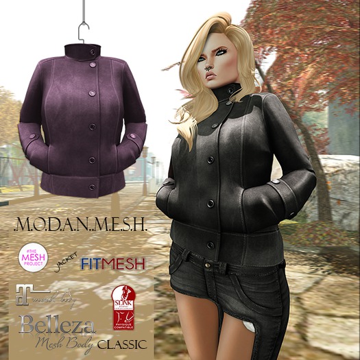 ::M.O.D.A.N.M.E.S.H.::Autumn Jacket - Purple