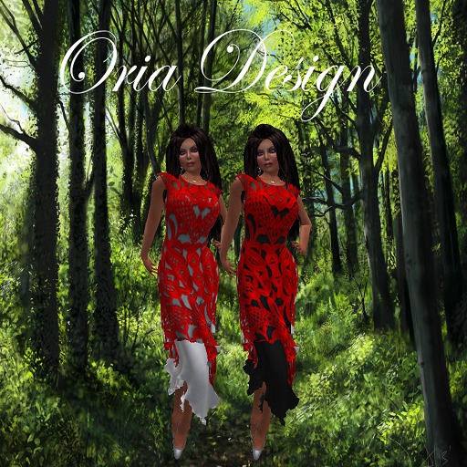 Oria Design - Red Courtship Slip Dress