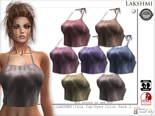 [LAKSHMI]Isla Top/Dyed-Color Pack 2