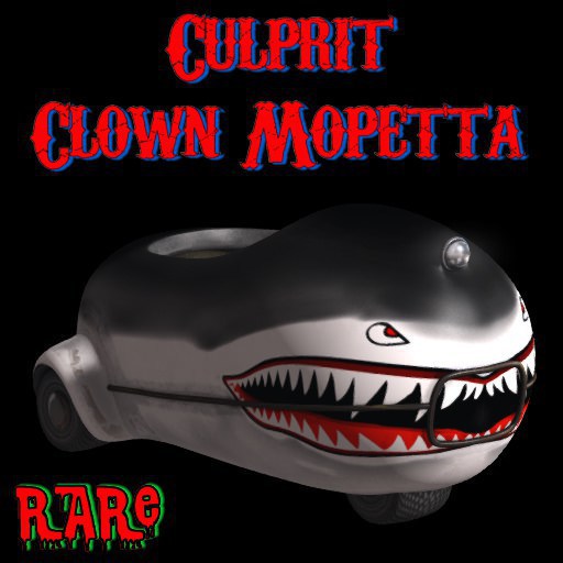 Clown Mopetta Sharkipoo RARE