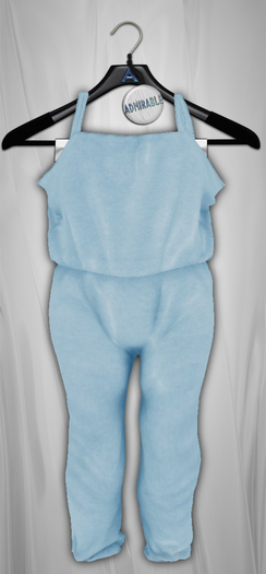 Admirable. Cotton Jumpsuit (Aquamarine)